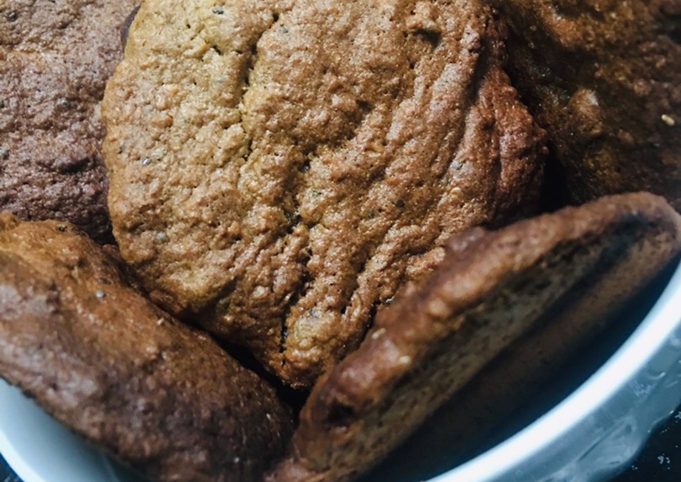 Galletas de avena con mantequilla de maní y chía 🍪🥜