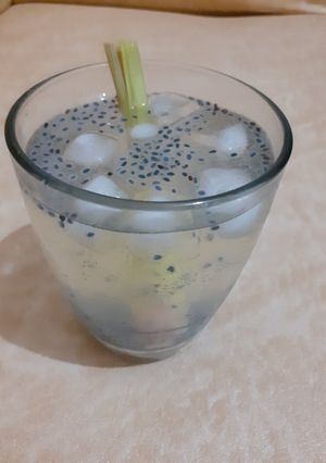 Foto resep Es sereh with sprite + jeruk nipis