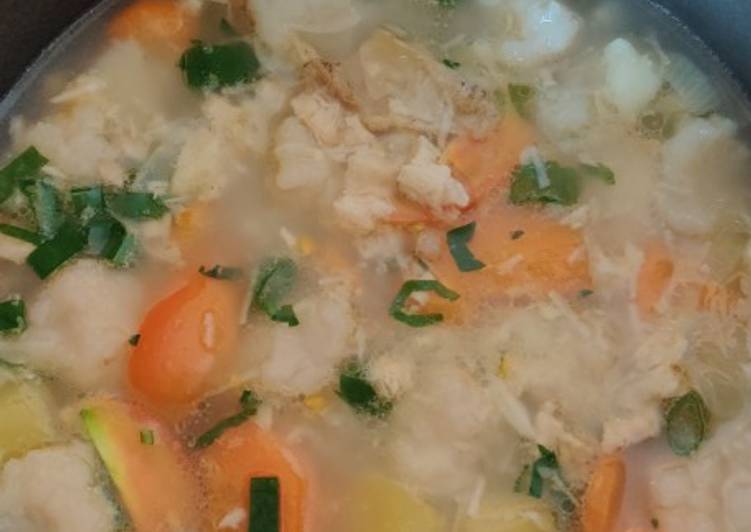 Resep Sup tekwan ayam kampung untuk anak Anti Gagal
