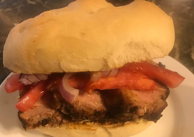 Easiest Way to Prepare Homemade Balsamic-Glazed Pork Sandwiches