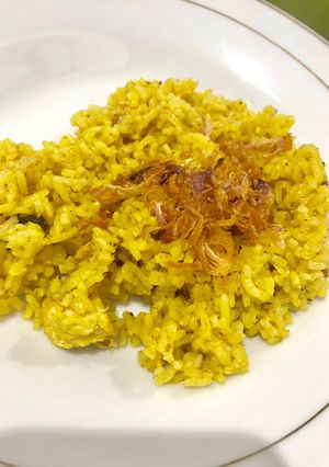 Foto resep Nasi Kebuli Ayam Rice Cooker