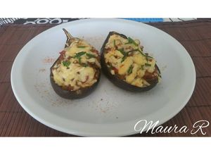 Una foto de Berenjenas rellenas