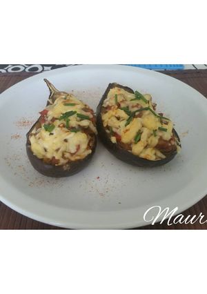Una foto de Berenjenas rellenas