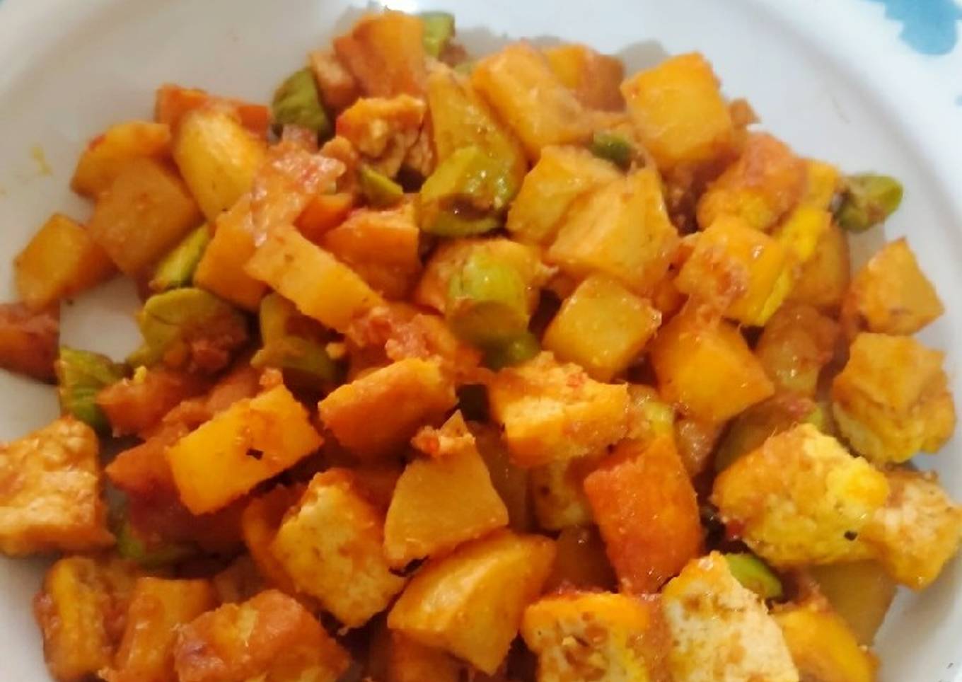 Sambel Goreng Kentang Tahu Pete (Bumbu Mahmudah)
