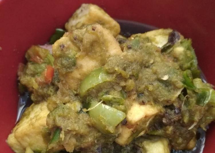 Ikan asap sambel ijo