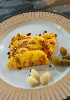 عکسی از دستور تخم مرغ نشاسته