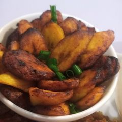 A picture of Unsalted Fried plantain.