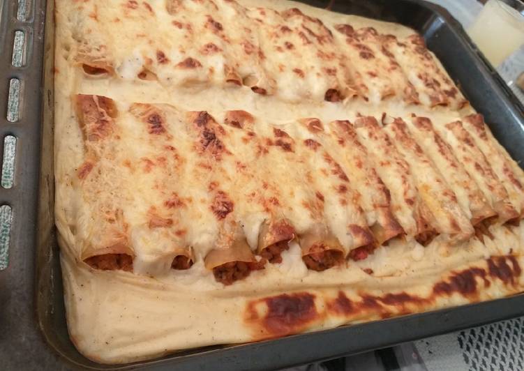 Canelones de carne