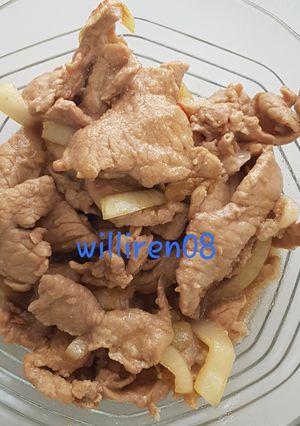 Foto resep Pork Yakiniku / Yakiniku Babi
