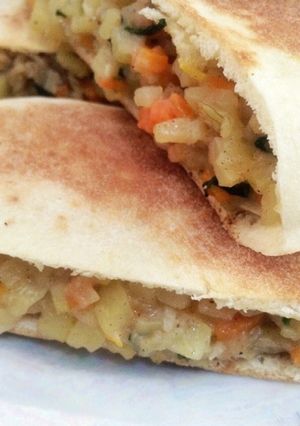 Foto resep Roti Pita isi Ragout