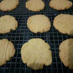 A picture of Orange cookies (Eggless).
