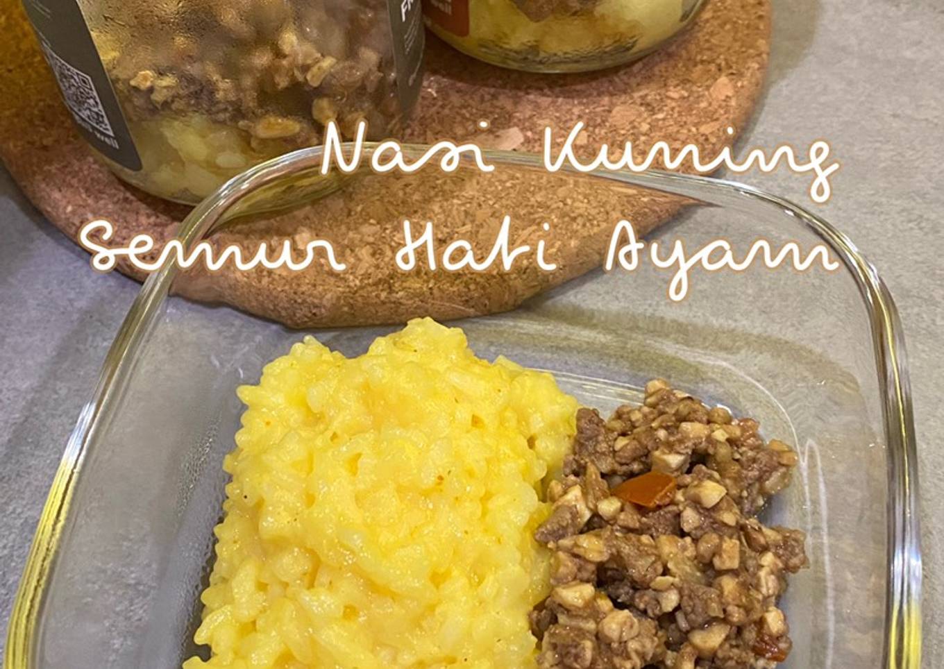 81. Nasi Kuning Semur Hati Ayam | MPASI 10m