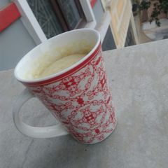 A picture of Eggless Vanilla mug cake.