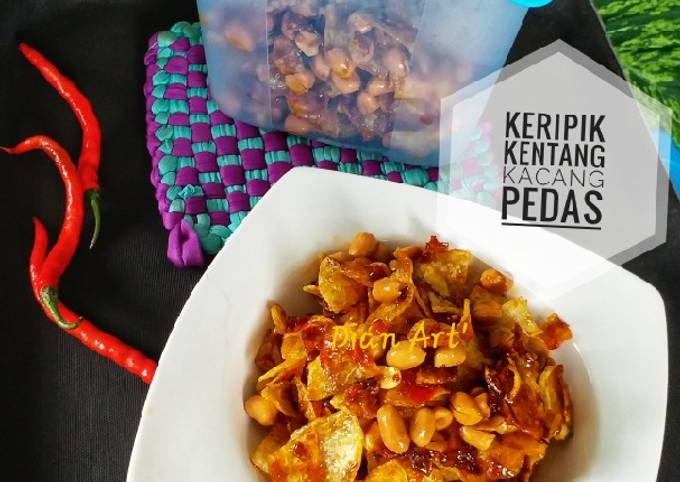 Bagaimana Menyiapkan **Keripik Kentang Kacang Pedas** yang Menggugah Selera