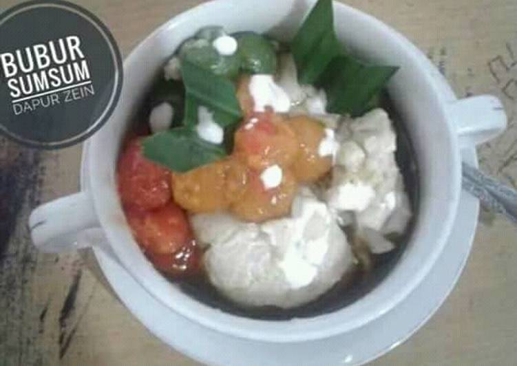 Bagaimana Membuat Bubur sumsum cendil ubi yang Sempurna