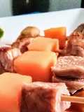 Brochetas de Cerdo con Melón 👍🇵🇪