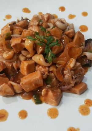 Foto resep Ayam Cumi Saos Padang