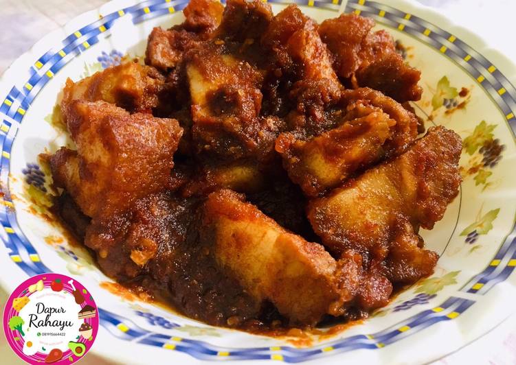 Resep Babi kecap pedas manis 💯 % haram yang Bikin Ngiler