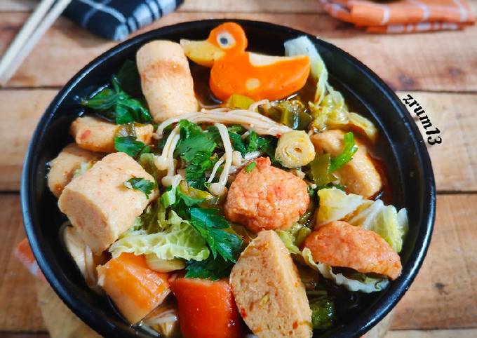 Resep Suki Kuah Tomyam Steamboat Oleh Anisnayla Cookpad