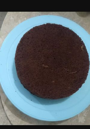 A picture of 2 pond chocolate spong cake.
