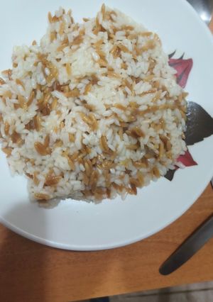صورة لوصفة رز بالشعيرية