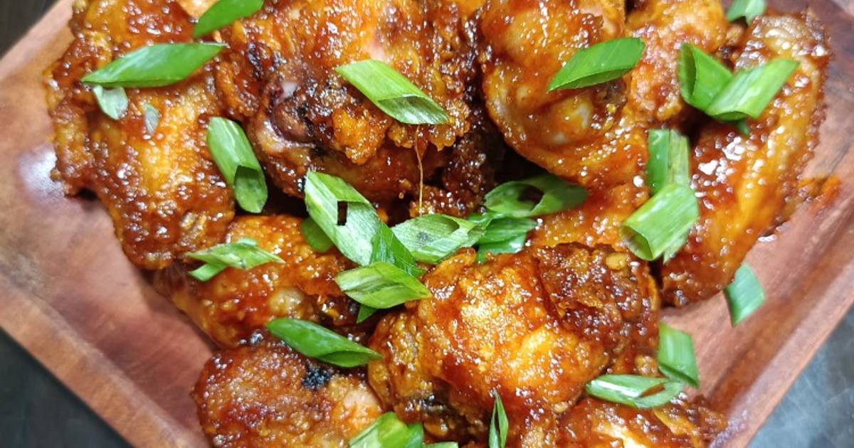 Resep Korean Chicken Wings oleh Thea.tantia Cookpad
