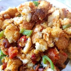 A picture of Bread poha.
