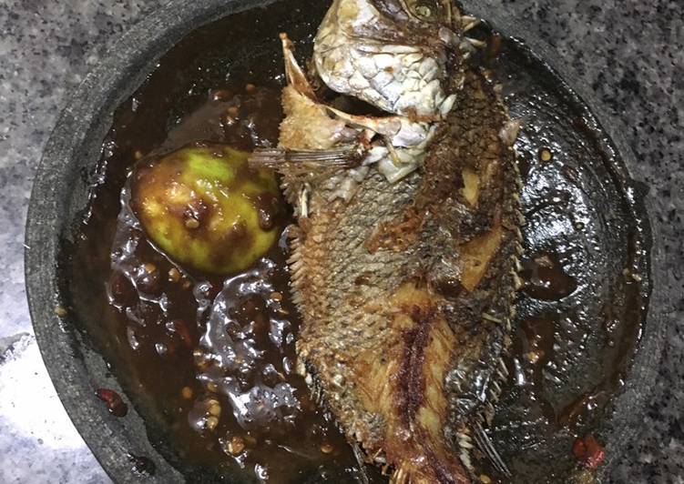 Resep Mujaer Goreng Sambal Petis, Anti Gagal