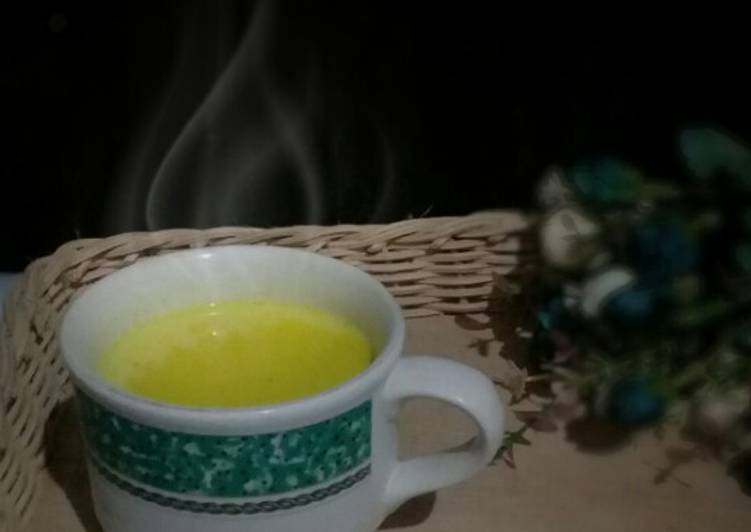 Resep Tumeric Tea (Golden Milk Tea) Anti Gagal