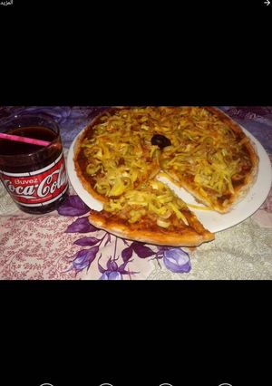 صورة لوصفة بيتزا رائعة بطون