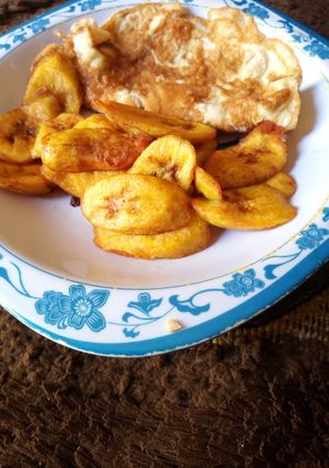 Plantain da kwai ainihin hoton girkin