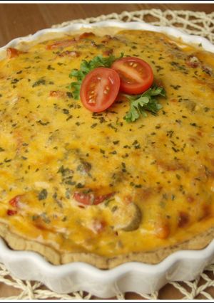 Zöldséges pite recept fotója