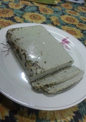 Una foto de Queso firme de girasol, receta saludable ♡♥♡