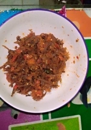 Foto resep Sambel bawang ikan asin canggan