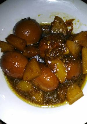 Foto resep Semur Telur & Kentang