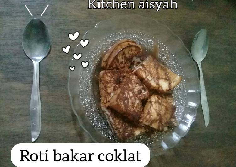 Roti bakar coklat teflon ala ala sendiri 😅