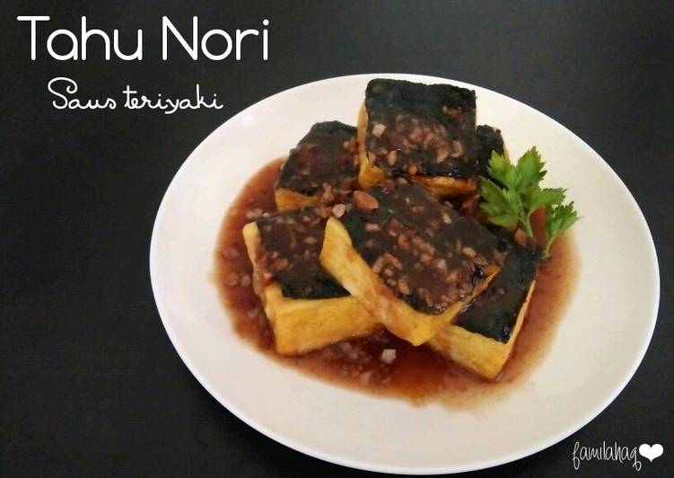 Resep Tahu Nori Saus Teriyaki yang simpel