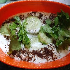 Cucumber raita A picture of Cucumber raita.