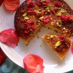 A picture of Chenna podda /Cheese Cake.