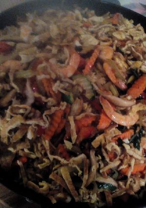 Foto di Noodles e spaghetti di soia al orientale