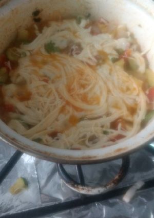 Una foto de Calabazas ala mexica con queso