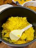 Sri Lankan Yellow Rice (Kaha Bath)
