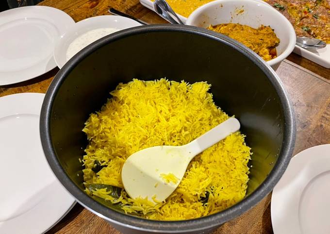 Yellow Rice Kaha Bath Recipe