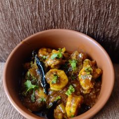 A picture of Prawns koliwada masala.