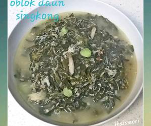 Resep mudah Oblok daun singkong Enak Sederhana