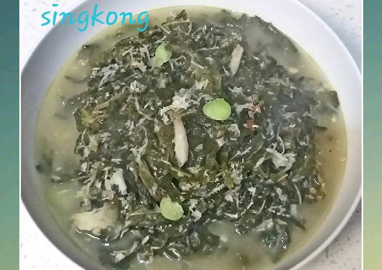 Resep Oblok daun singkong Anti Gagal