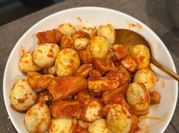 Gambar tahu kuning balado