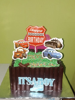 Foto resep Brithday cake (blackforest pondan kukus)
