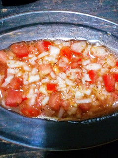 Una foto de Salsa Criolla Argentina Receta Tradicionales de Argentina 🇦🇷