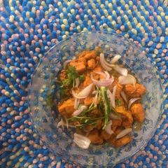 A picture of Chicken fry within 5 mins.